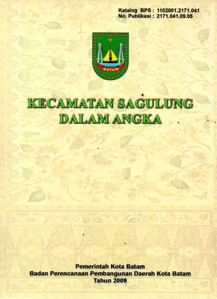 Sampul Kecamatan Sagulung dalam Angka :  Tahun 2009