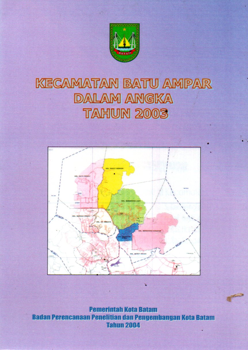Sampul Kecamatan Batu Ampar dalam Angka :  Tahun 2003