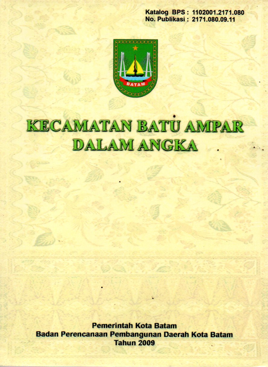 Sampul Kecamatan Batu Ampar dalam Angka :  Tahun 2009