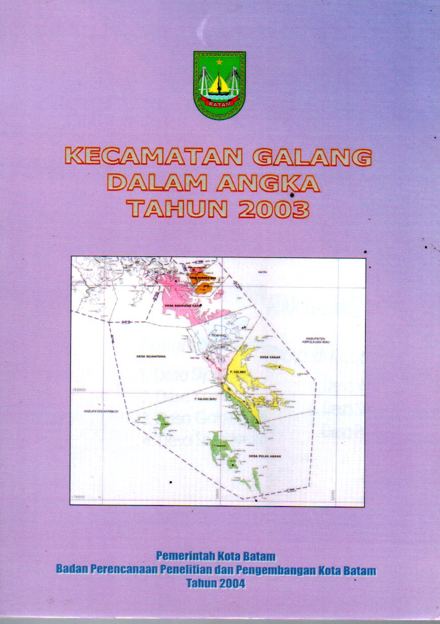 Sampul Kecamatan Galang dalam Angka :  Tahun 2003