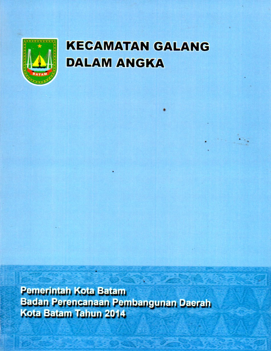 Sampul Kecamatan Galang dalam Angka :  Tahun 2014