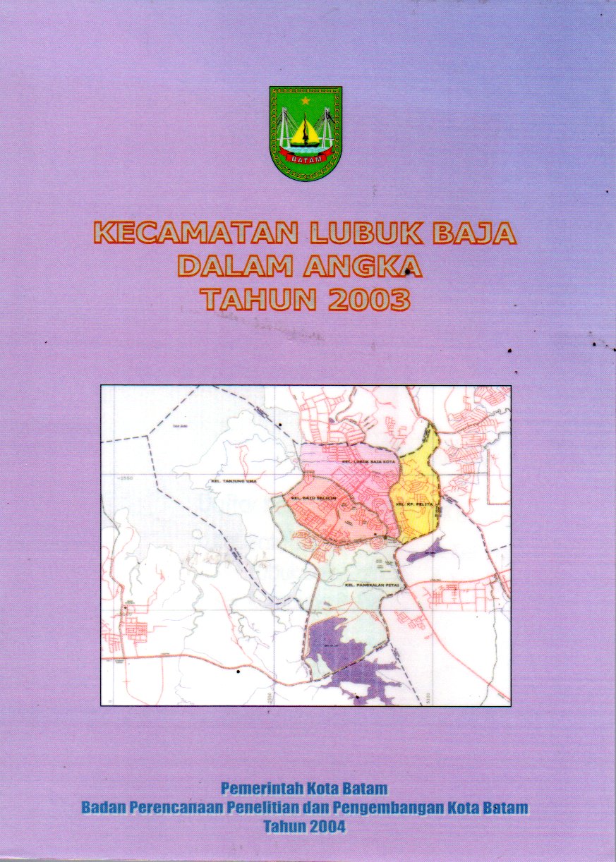 Sampul Kecamatan Lubuk Baja dalam Angka :  Tahun 2003