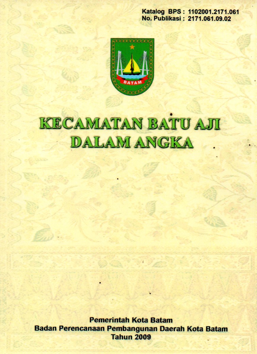 Sampul Kecamatan Batu Aji dalam Angka :  Tahun 2009