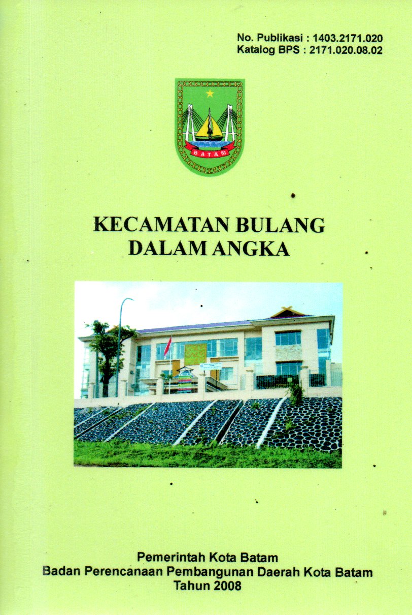 Sampul Kecamatan Bulang dalam Angka :  Tahun 2008