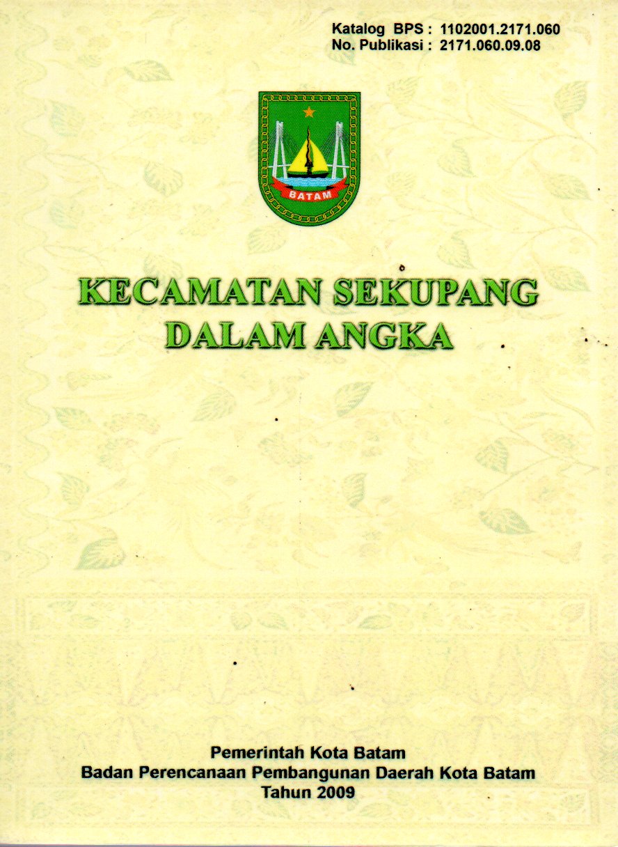 Sampul Kecamatan Sekupang dalam Angka :  Tahun 2009
