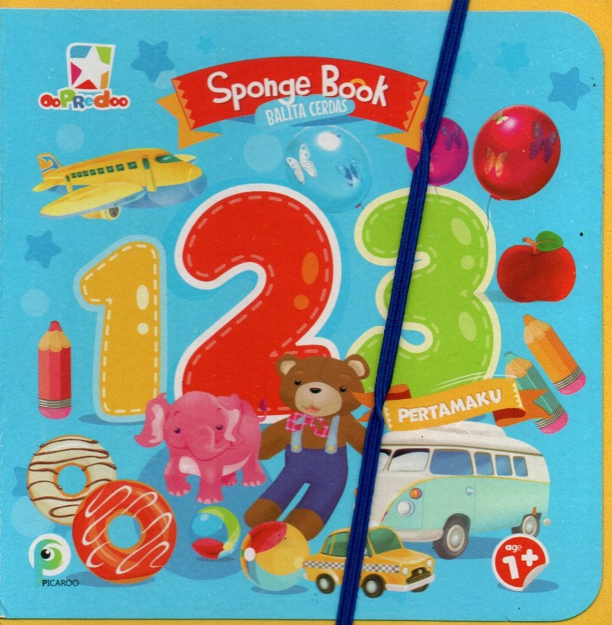 Sampul Sponge Book Balita Cerdas :  ABC Pertamaku