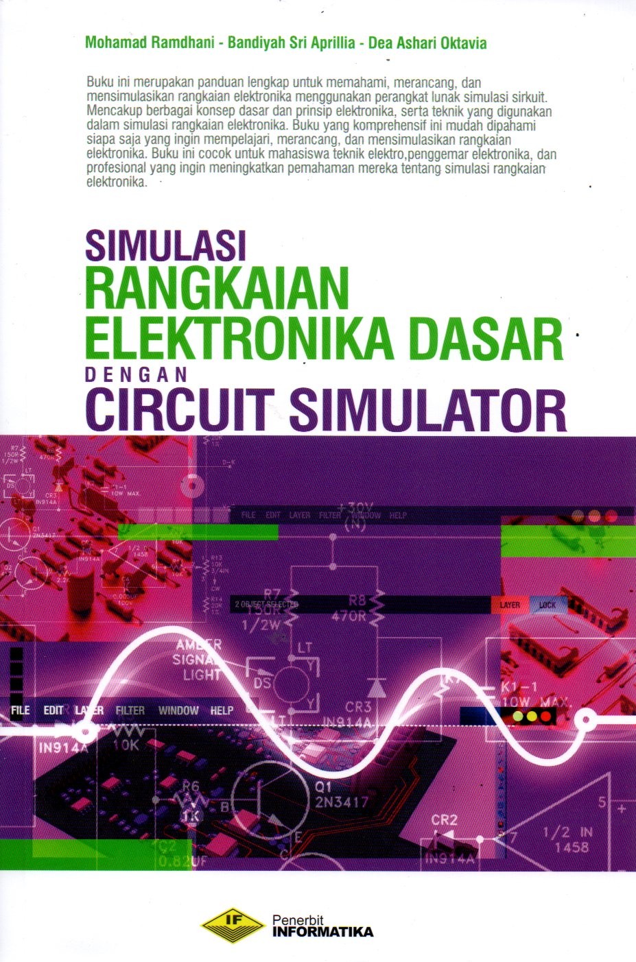 Sampul Simulasi Rangkaian Elektronika Dasar dengan Circuit Simulator