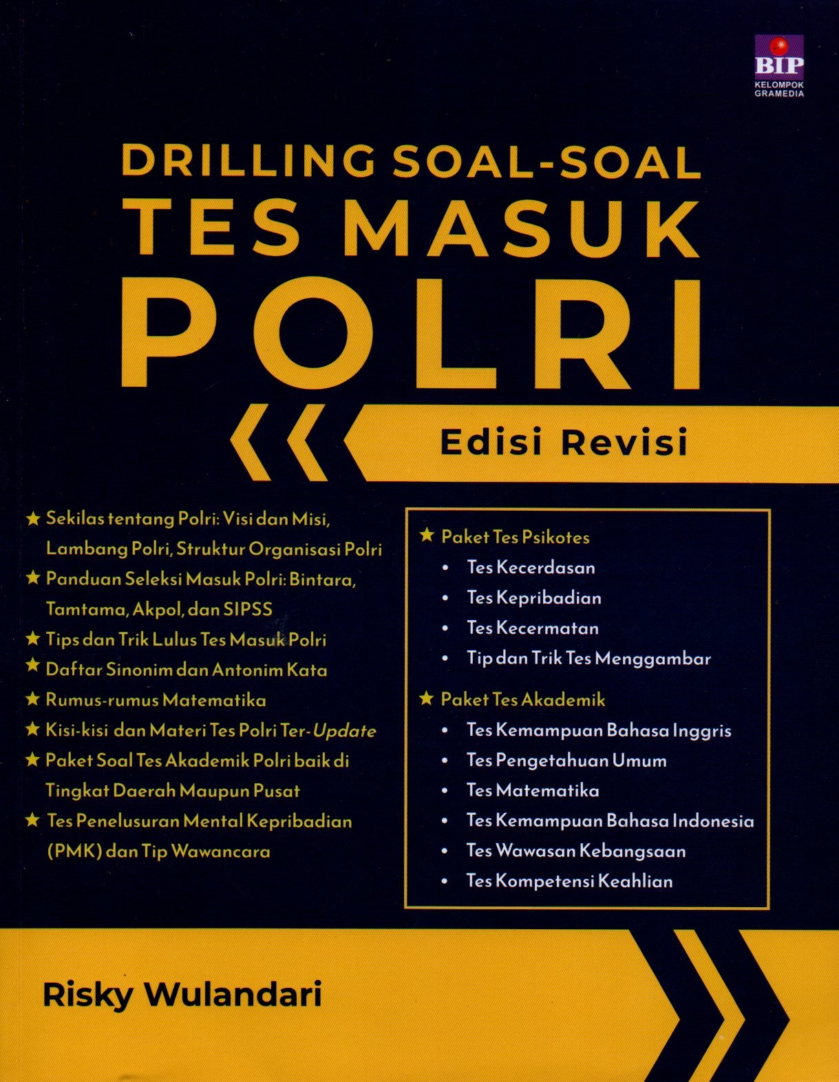 Sampul Drilling Soal-Soal Tes Masuk Polri / Penyunting: Saptono Raharjo