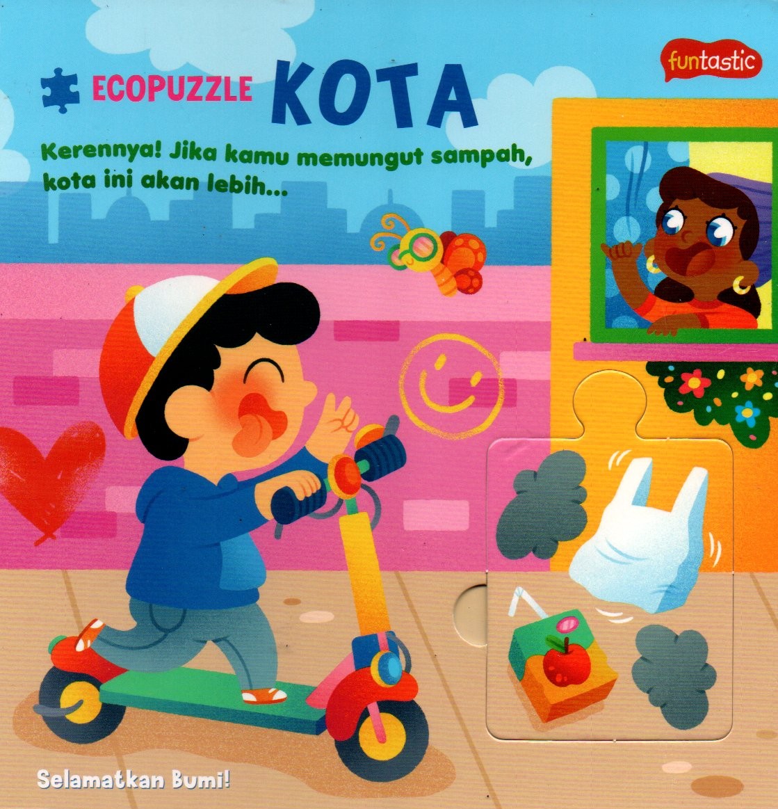 Sampul Ecopuzzle :  Kota / Penerjemah: Anjar Dewanti