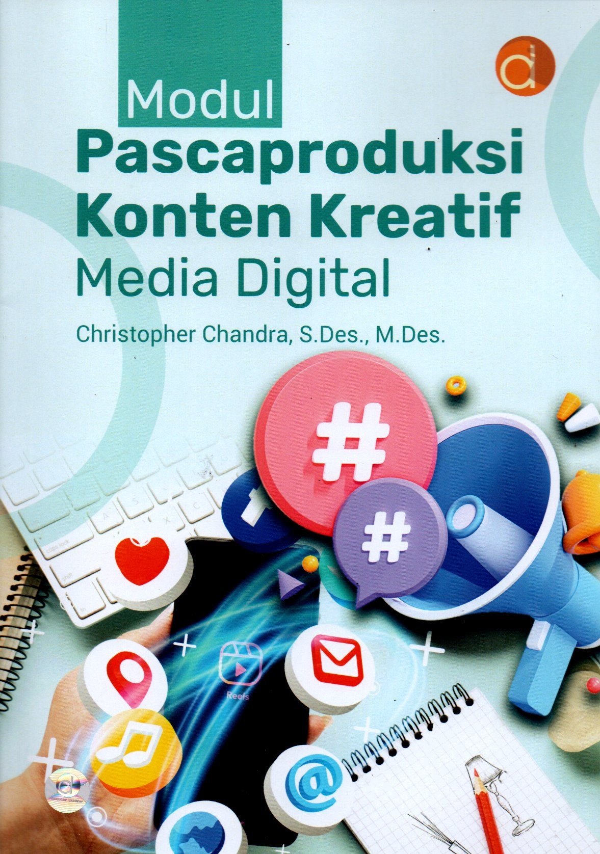 Sampul Modul Pascaproduksi Konten Kreatif Media Digital