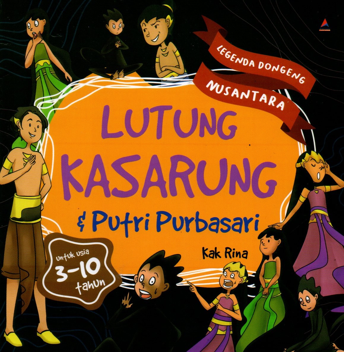 Sampul Legenda Dongeng Nusantara :  Lutung Kasarung dan Putri Purbasari