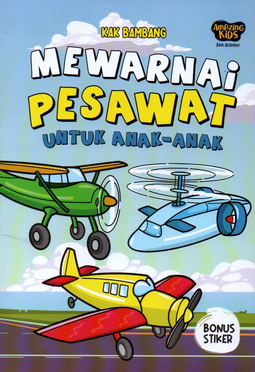 Sampul Mewarnai Pesawat untuk Anak-Anak / Editor: Adi Jarot Pamungkas