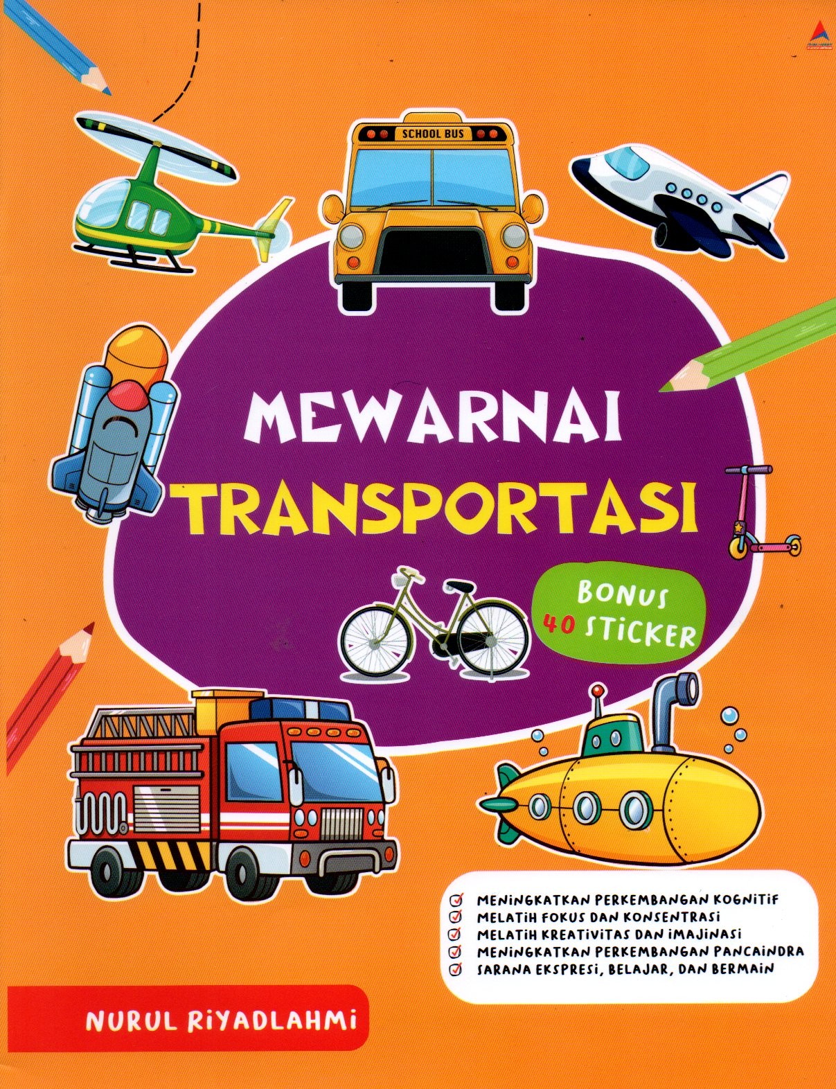 Sampul Mewarnai Transportasi / Penyunting: Shafira Karima Ardanareswari