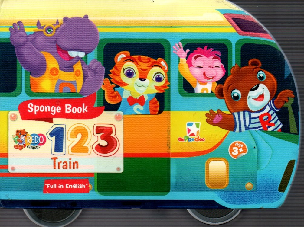 Sampul Sponge Book 123 Train