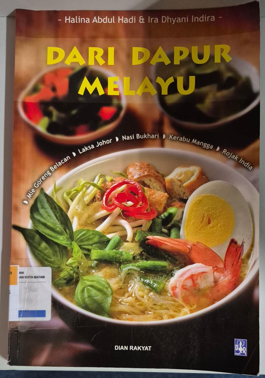 Sampul Dari Dapur Melayu / Halina Abdul Hadi, Editor : Ami Wahyu